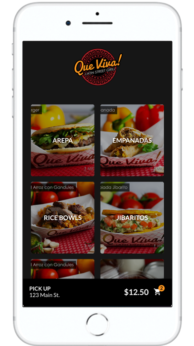 Que Viva! Latin Street Grill Screenshot 1 - AppWisp.com Que Viva! Latin Street Grill Screenshot 1 - AppWisp.com
