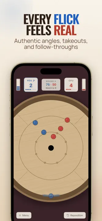 Crokinole 2D screenshot 1