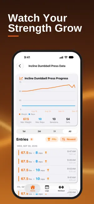 GymGod Gym Log & Tracker screenshot 3