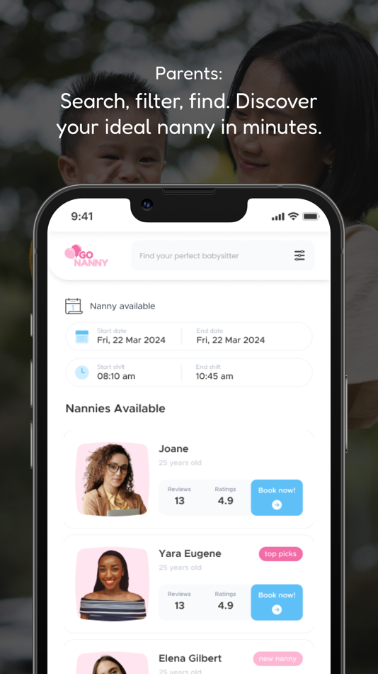 #2. Go-Nanny (iOS) Podle: GoNanny