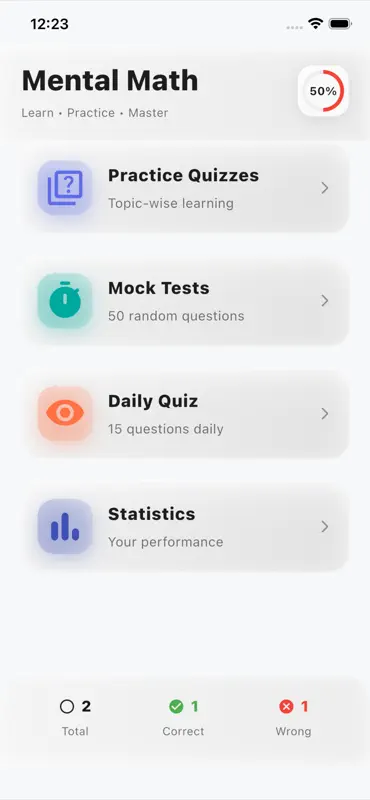 Mental Math Quiz Pro screenshot 1 of 5