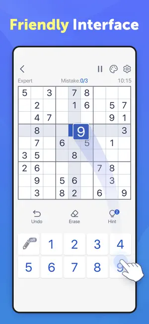 Sudoku - Puzzle Adventure screenshot 1