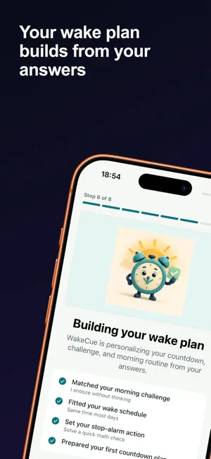 Alarm Clock WakeCue screenshot 2