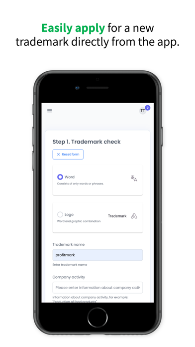 IdeaBox - Trademark Search Screenshot