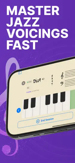 Capture d'écran de Jazz Piano Voicings Chords App sur iPhone 1