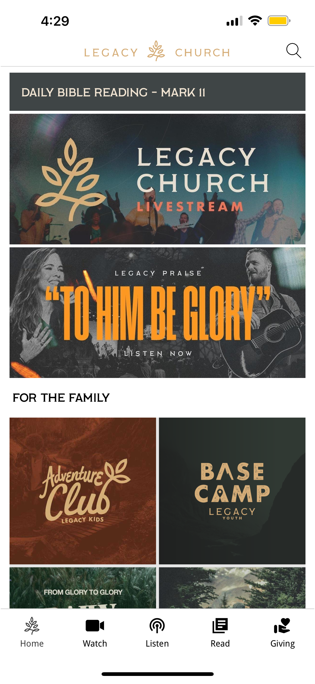 The Legacy Church App