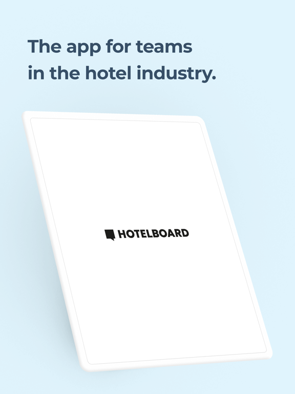 Hotelboard iPad screenshot