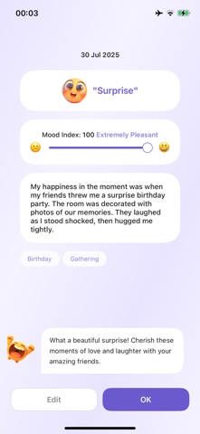 Mood Jar - Emotion tracker iPhone screenshot