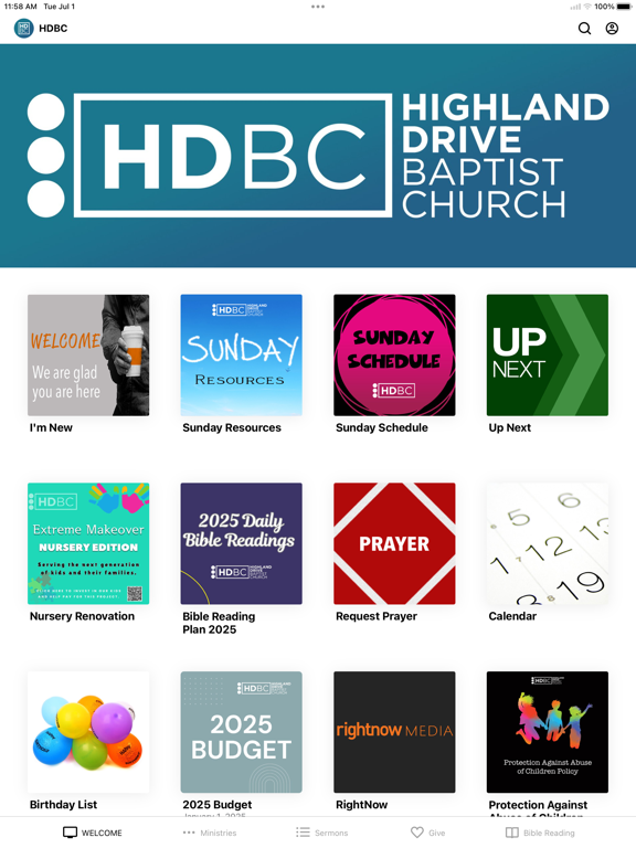 Screenshot #4 pour Highland Drive Baptist Church