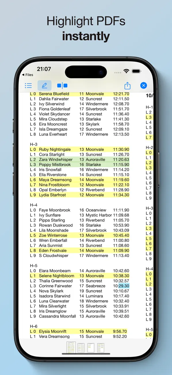 Screenshot #1 pour PDF Highlighter