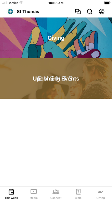 Screenshot 1 of St. Thomas Anglican Church App