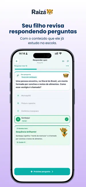 Raizá | Raiza: Estudos e Quiz screenshot 2