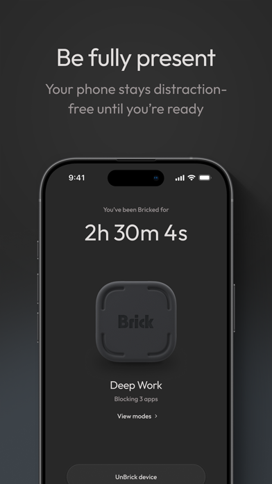 Brick - Ditch Distractions — App Store screenshot