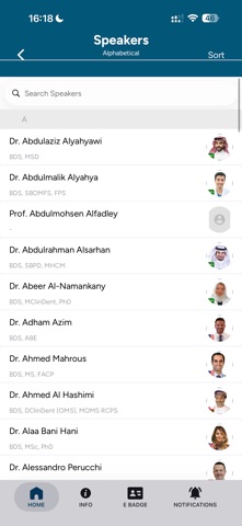 Saudi Int Dental Conference iPhone screenshot