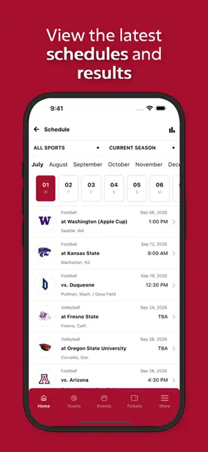 WSU Cougars Gameday screenshot 2