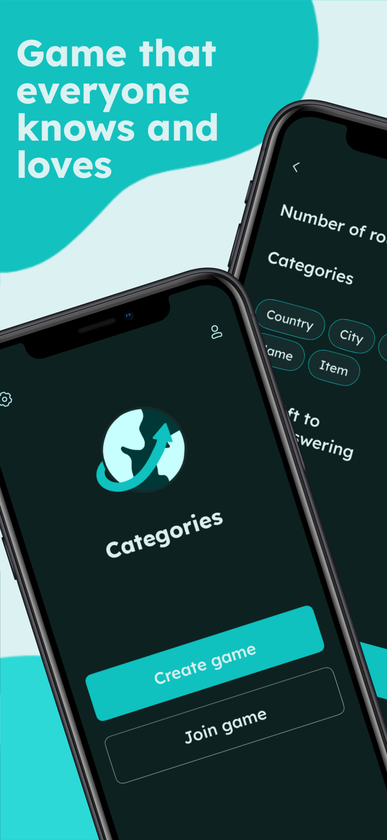 Categories - party game