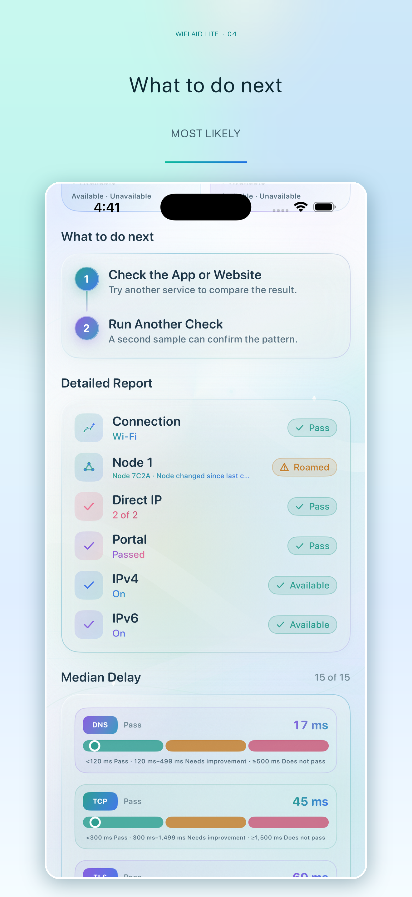 WiFi Aid Lite: Network Check screenshot 4