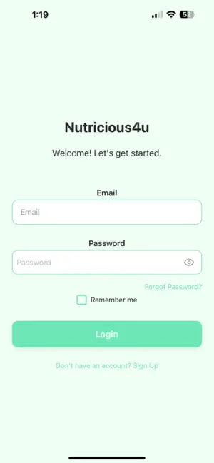 Nutricious4u screenshot 2