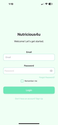 Nutricious4u screenshot