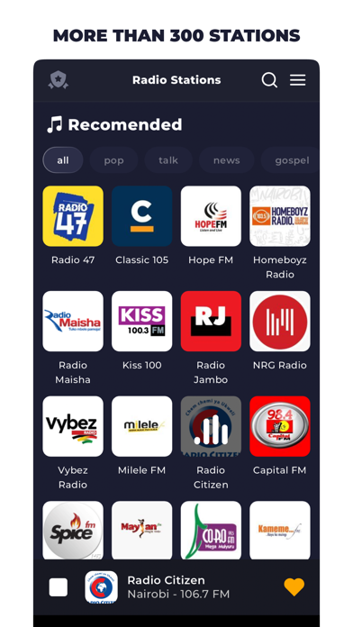 Radio Kenya FM Online Screenshot 1 - AppWisp.com