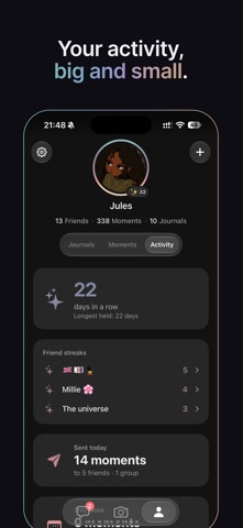 Opalo: Share Photos & Journal iPhone screenshot