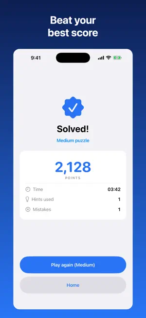 Tertiary Sudoku screenshot 3