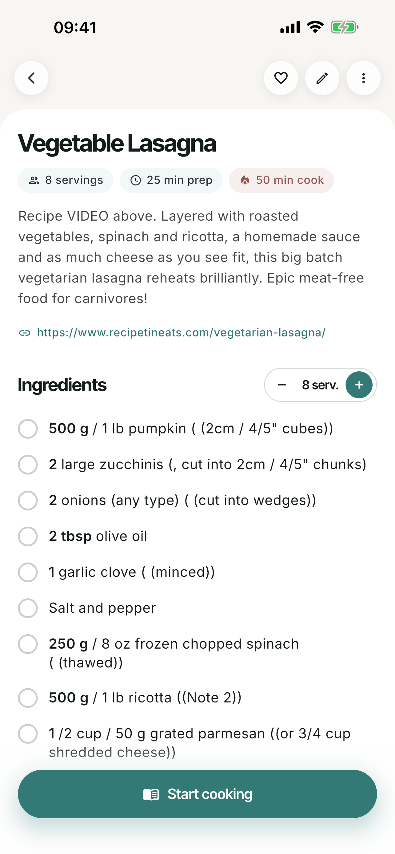Recipe Savr Cookbok Organizer screenshot 4