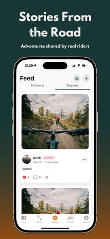 Bikepacking - Route Planner iPhone screenshot