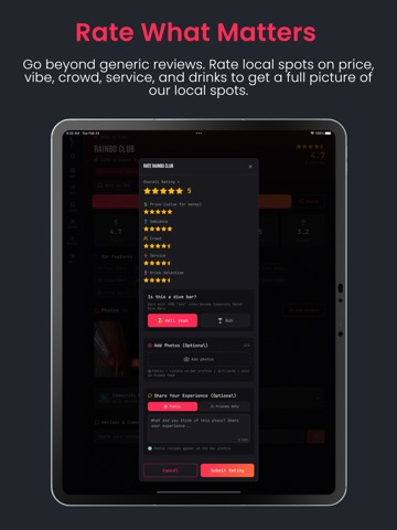 Tilted - Dive Bar Ratings iPad screenshot