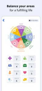 Life Wheel: Goals, Well-being screenshot #2 for iPhone