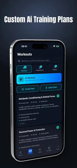 NextRep: AI Workout Planner screenshot 1