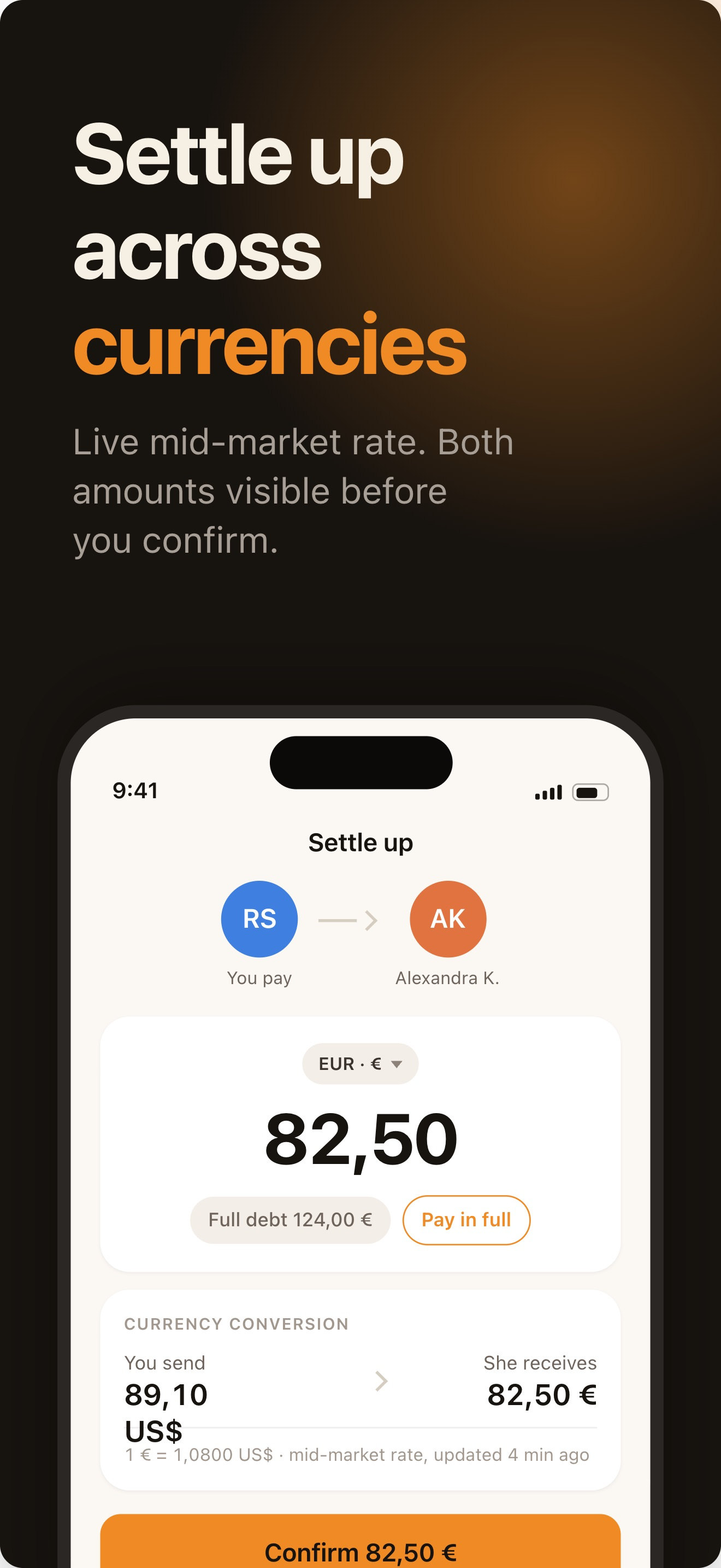 Split Flux: Split Bills screenshot 5