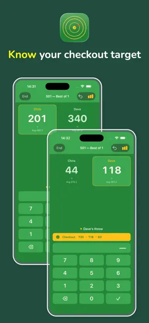 Dart Counter & Scorer screenshot 1