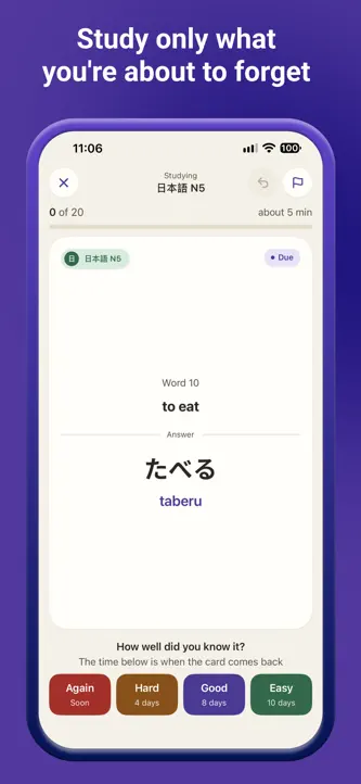Drill: Flashcards screenshot 2