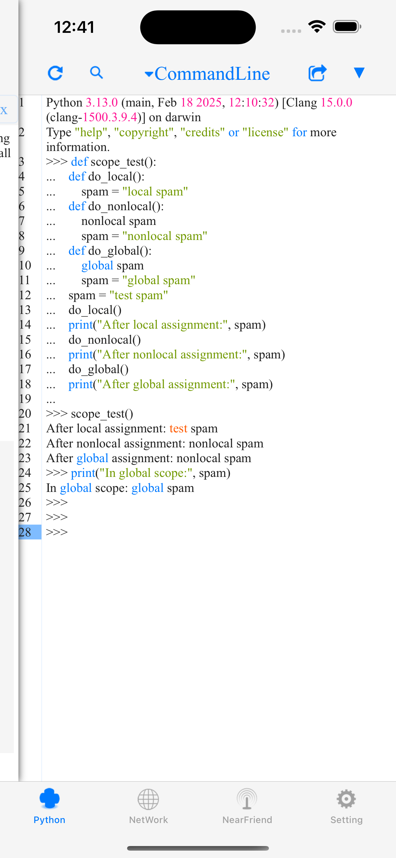 pythoni-run code,autocomplete