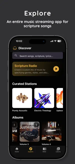 JustHisWord Scripture Radio screenshot 2