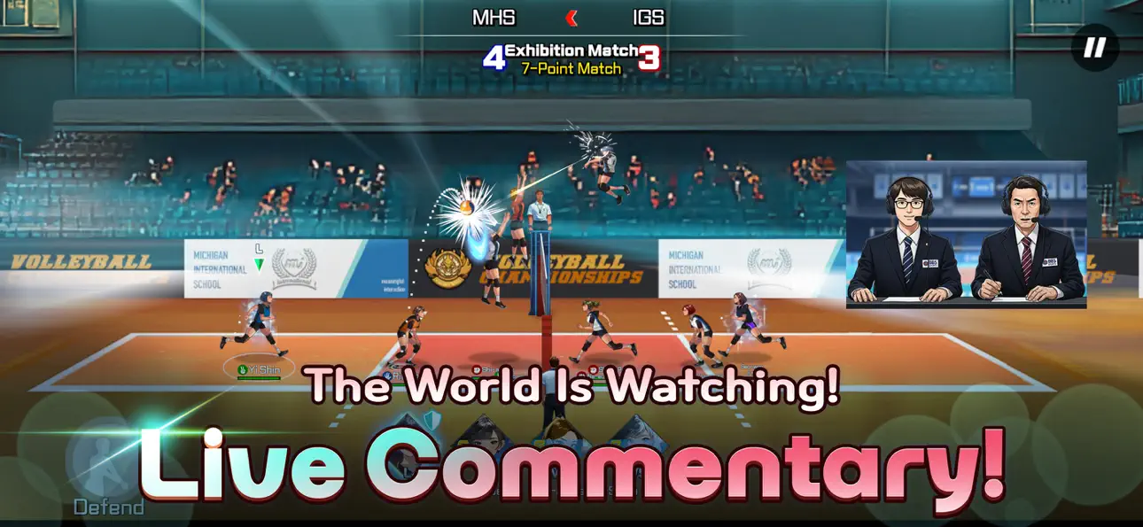Volley Girls: Volleyball SPIKE Hack screenshot 2 - iOS game interface