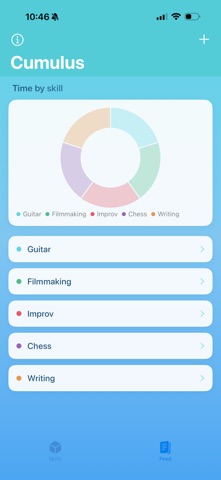 Cumulus - Skill Tracker Screenshot 2 of 10