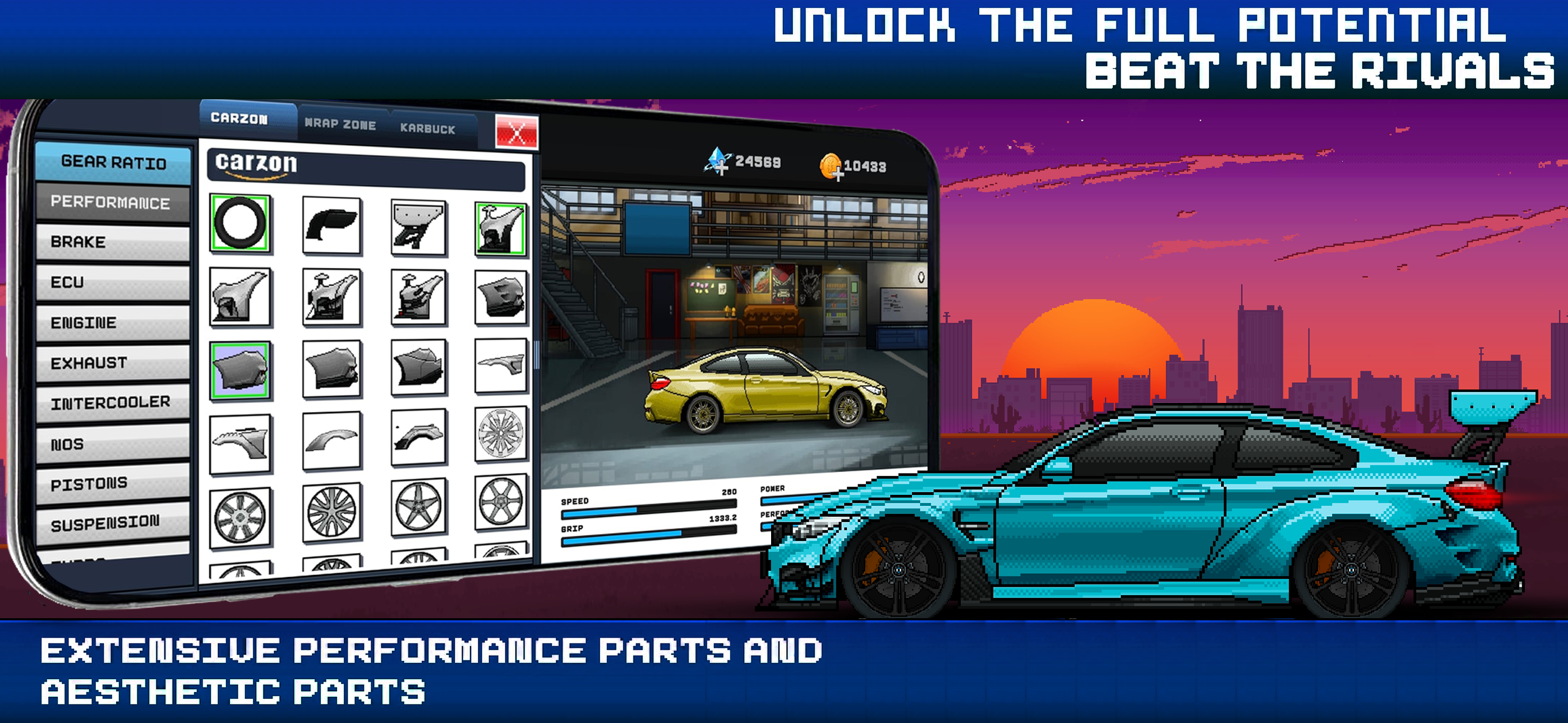 Pixel X Racer: Retro Racing screenshot 6