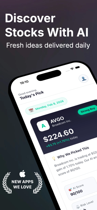 StockPick AI - Stock Analysis Screenshot 1 of 3