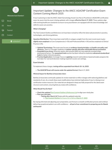 Barkley eBooks iPad screenshot