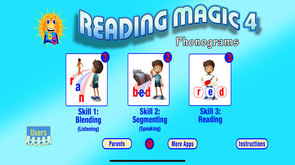 #1. READING MAGIC 4 (iOS) Podle: PRESCHOOL UNIVERSITY