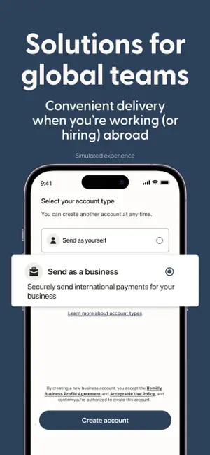 Remitly: Send money abroad iPhone screenshot 6