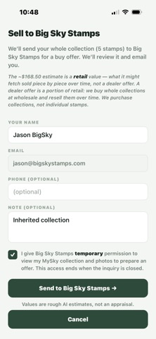 MySky Stamps: Identify & Value Screenshot 6 of 9