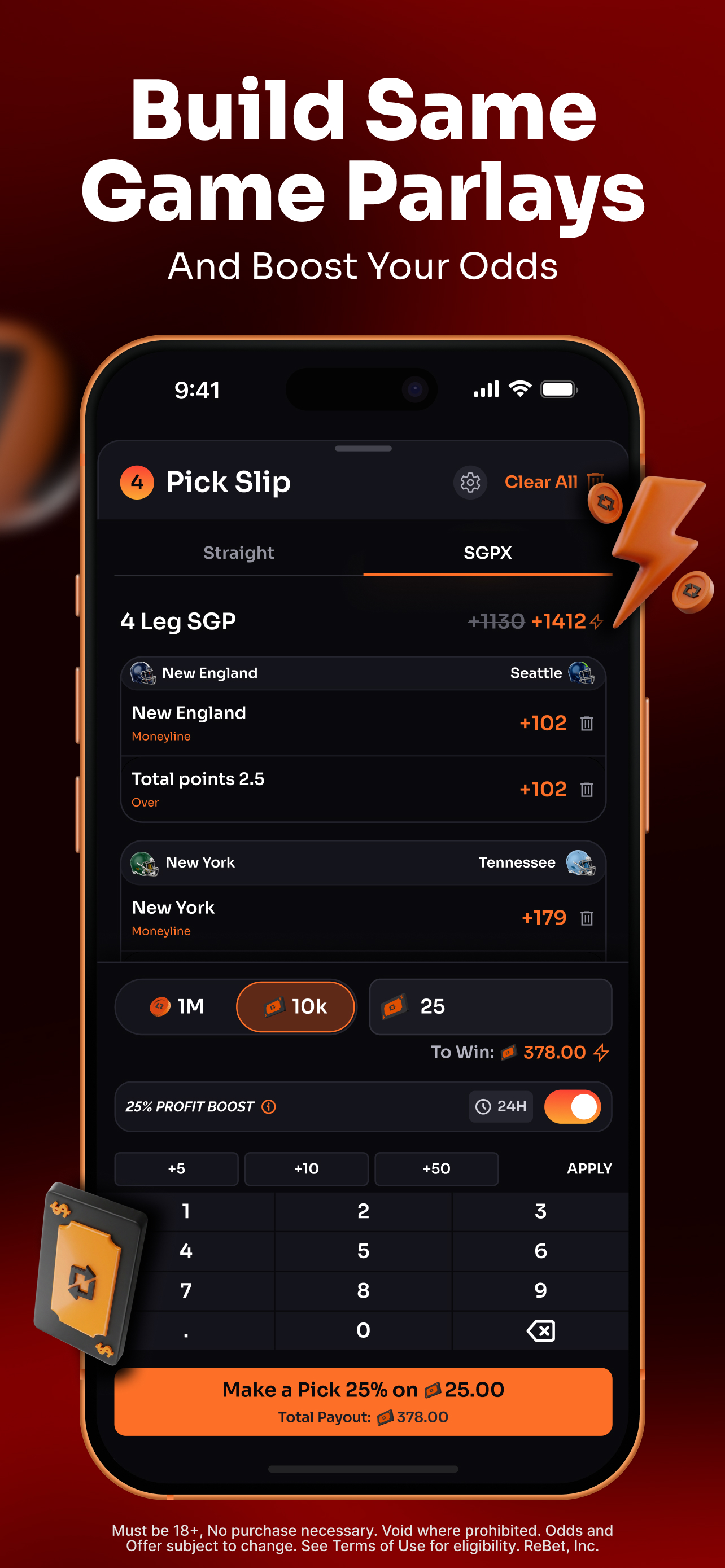 ReBet: Social Sports & Casino screenshot 4
