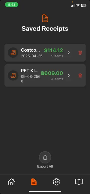 SnapExpense - Receipt Scanner screenshot 2