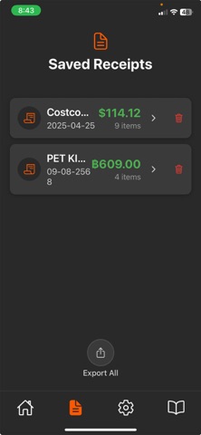 SnapExpense - Receipt Scanner Screenshot 2 of 5