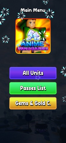 Anime Vanguards Codes Rbx Gemsのおすすめ画像1