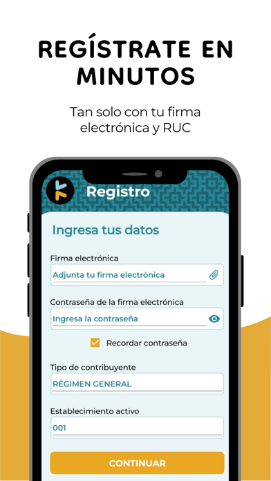 Kupuna Impuestos + Facturación Screenshot