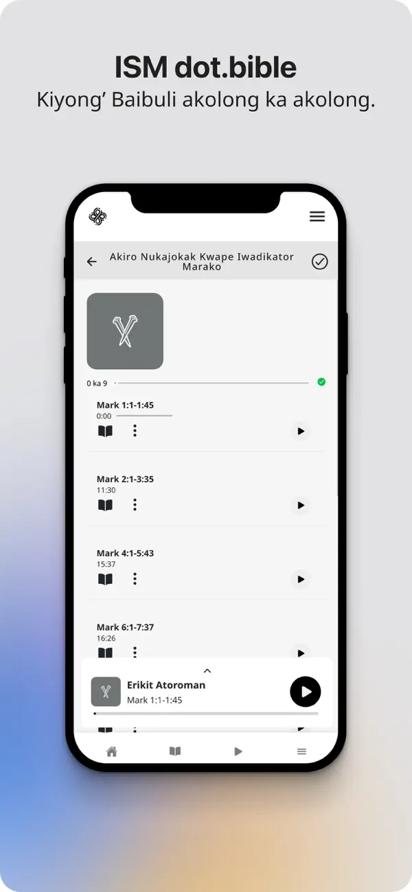 #6. dot.Bible Ateso (iOS) Ved: International Scripture Ministries, Inc.